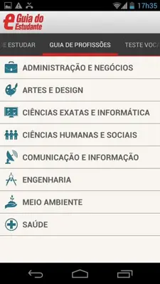 Guia Do Estudante android App screenshot 1